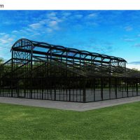30x40M Curved Atrium Structure Tent