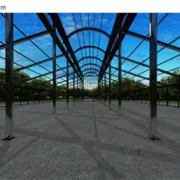 30x40M Curved Atrium Structure Tent