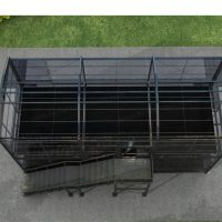 Black Curved Double-Decker Tent 7