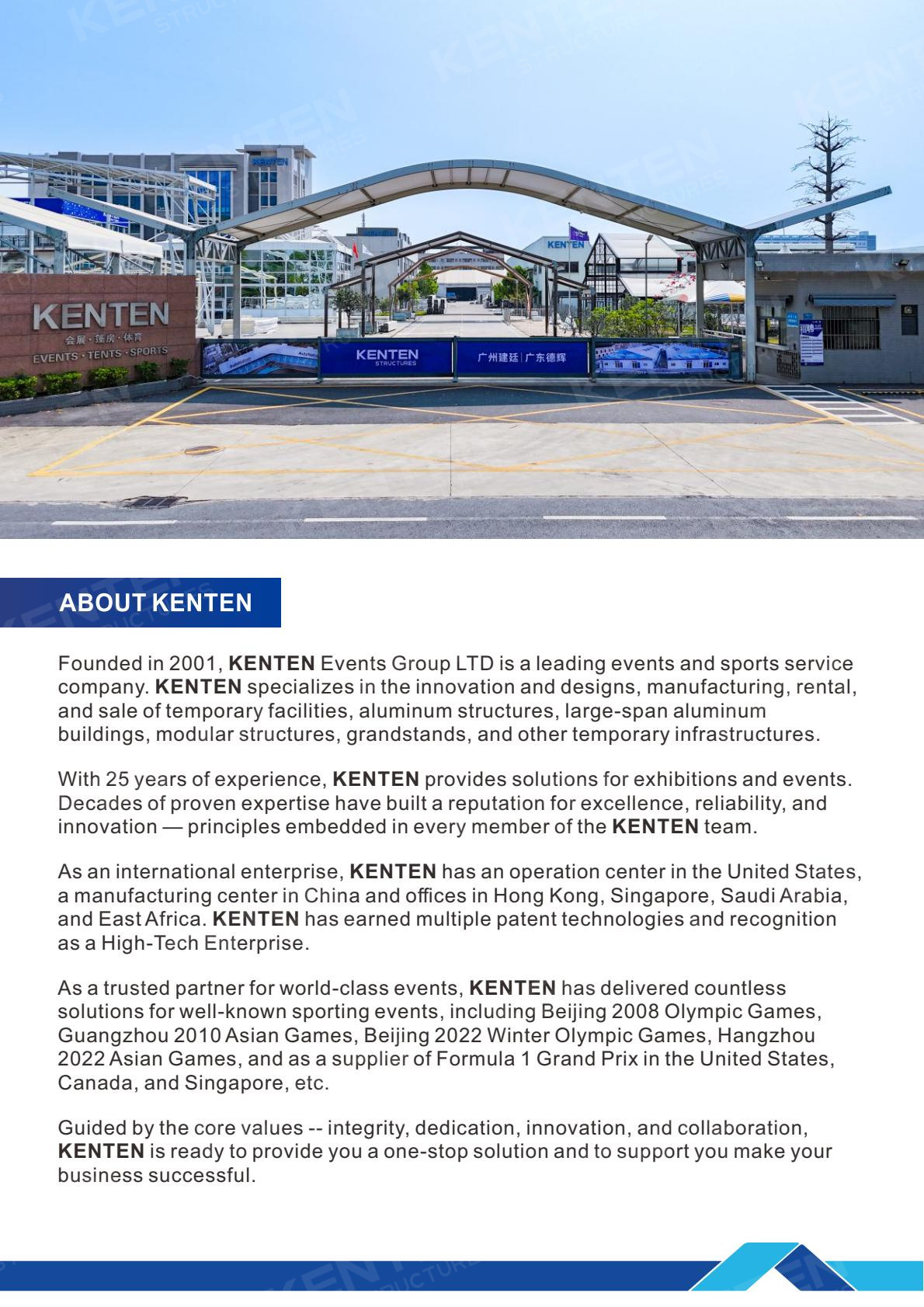 KENTEN Structures Catalog