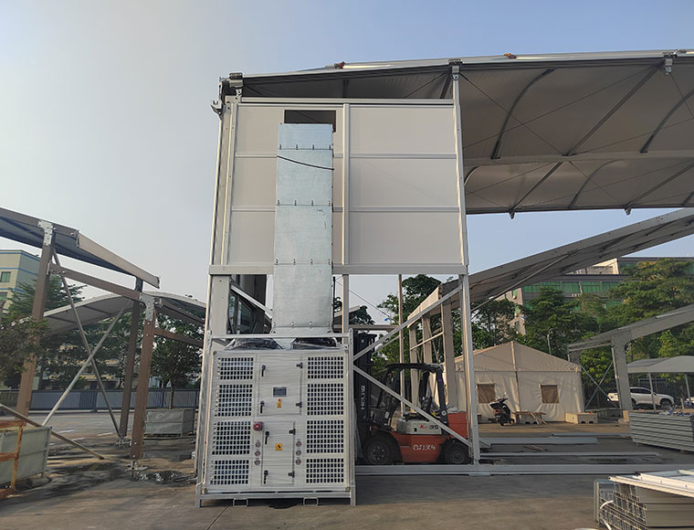 HVAC for Clear Span Tent
