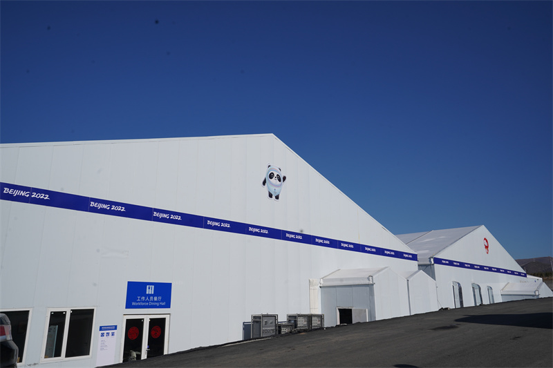 KENTEN structural tents used during the Beijing Winter Olympics.
