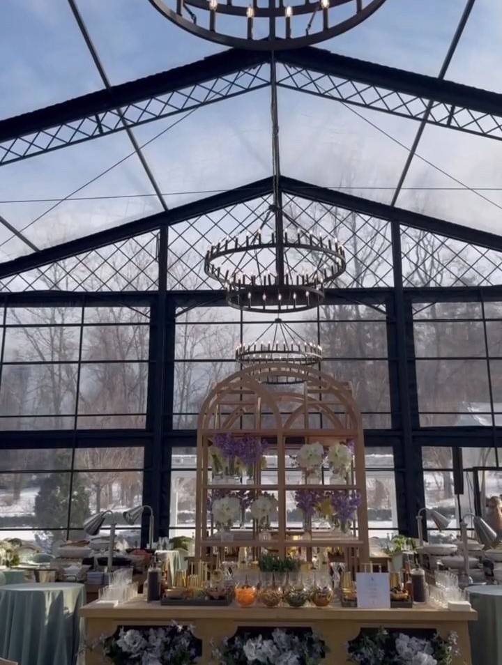 Black A Structure Tent