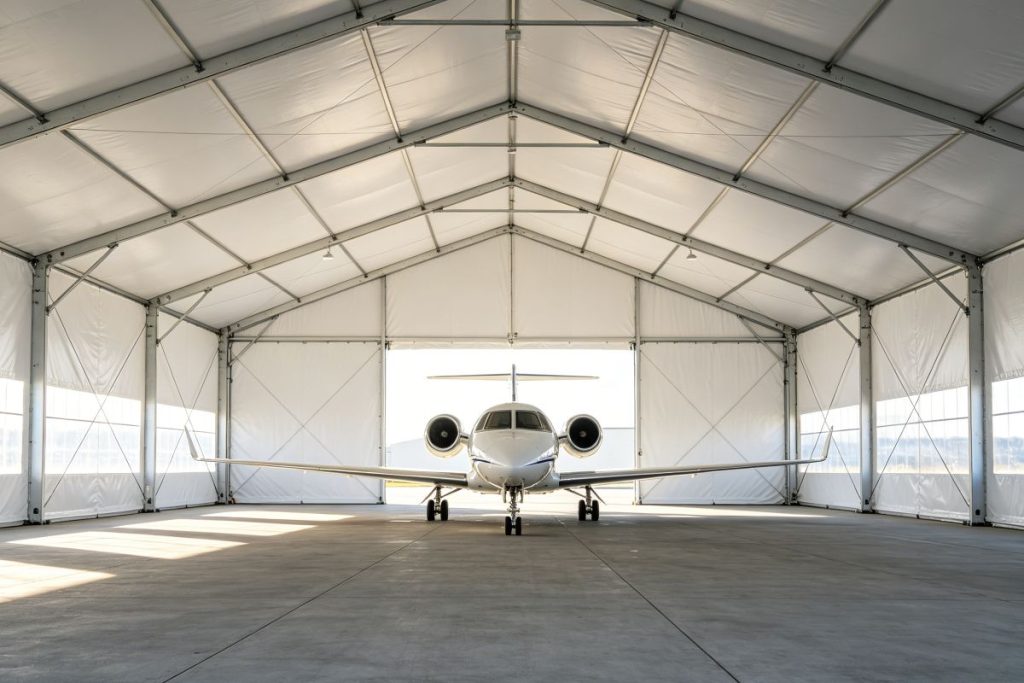 Aircraft Hangar Tent