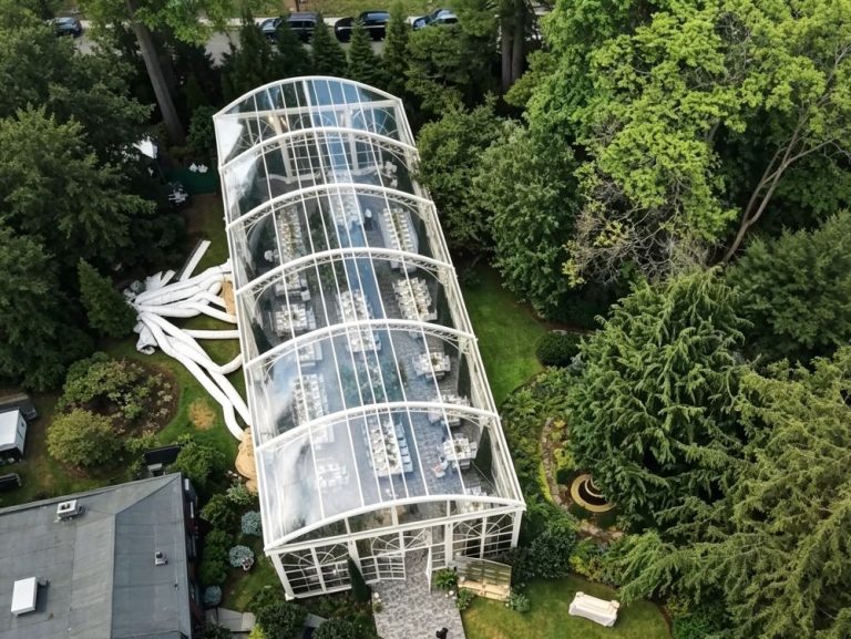 Curved Structure Tent