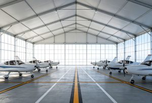 A-Frame Aluminum Alloy Aircraft Hangar Tent