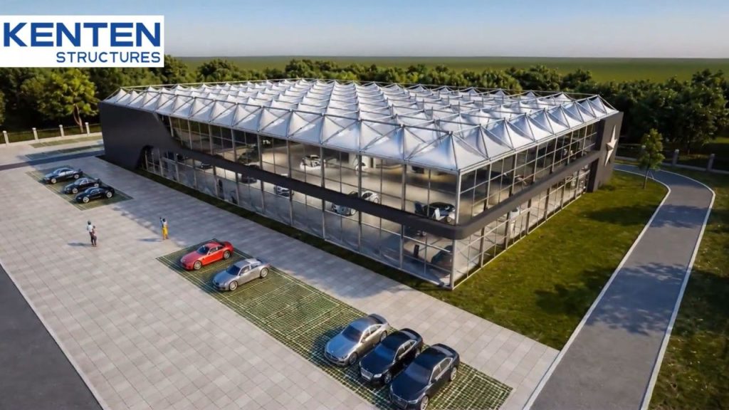 Luxury Automotive Event Tent | KENTEN Pyramid Structure Showcase