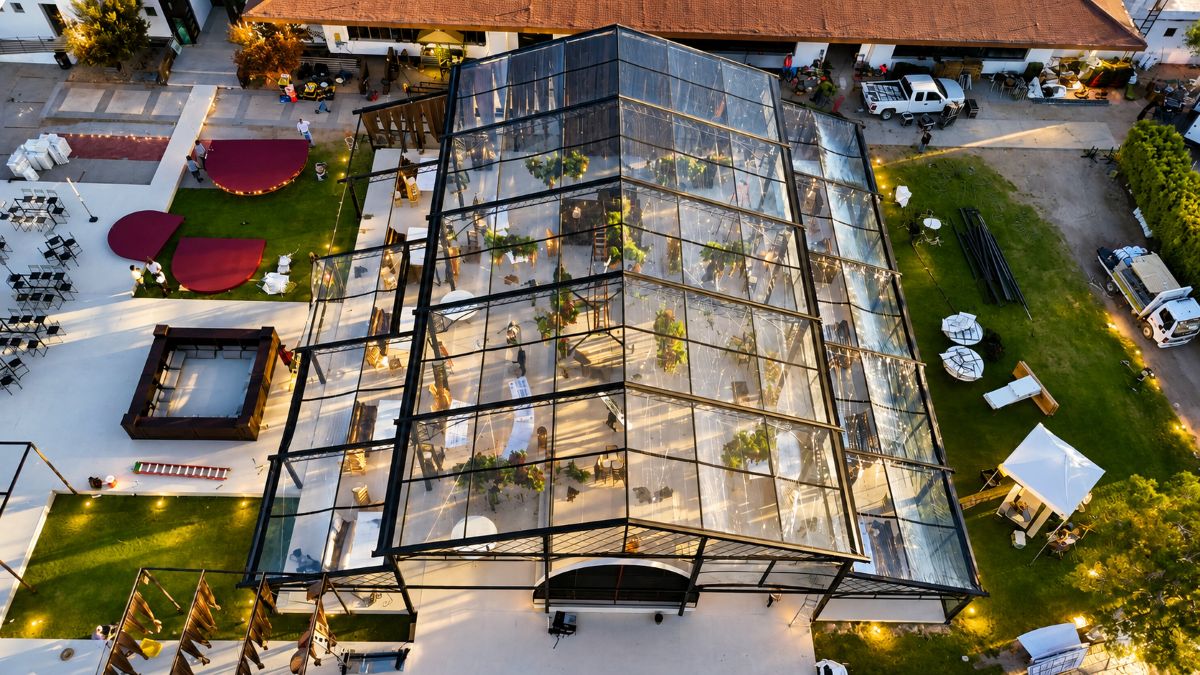 A structure tent is a modular building system