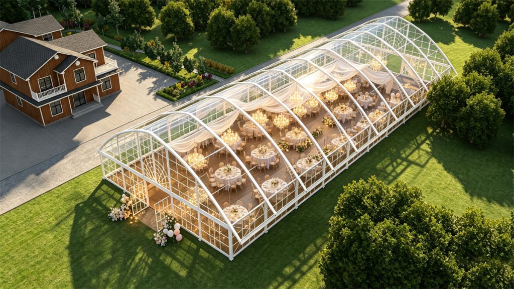 Arch Roof Orangerie Tent