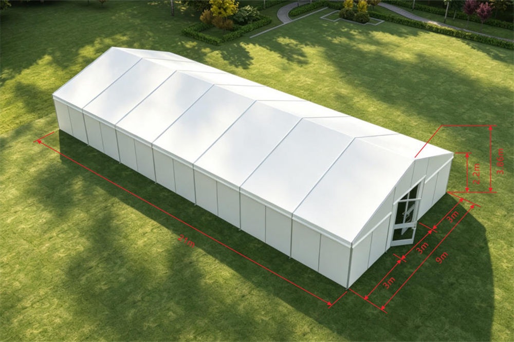 9x21m A Modular Frame Tent
