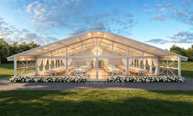 20m × 25m Curved Tent