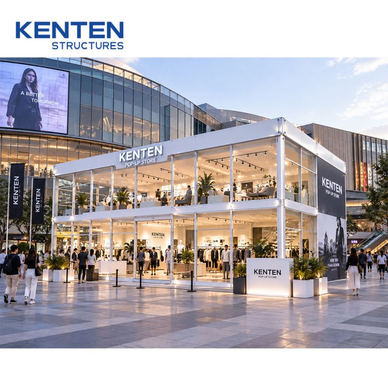 Double Decker Tent for Pop-Up Stores & Outdoor Exhibitions | KENTEN