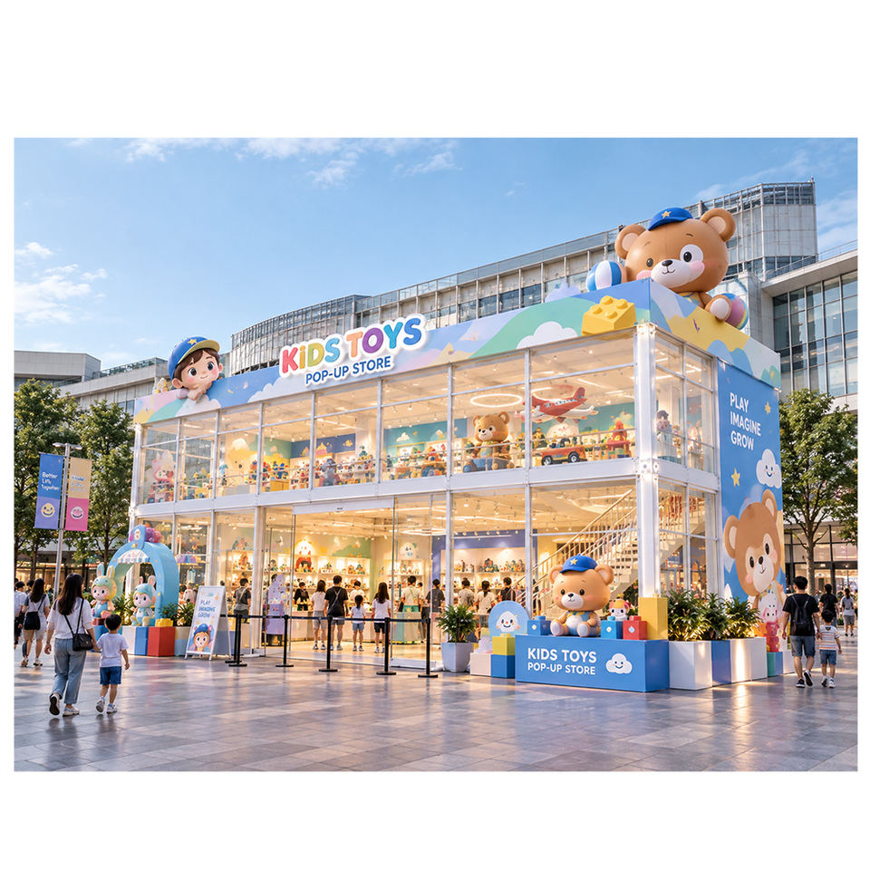 Double Decker Tent for Pop-Up Stores & Outdoor Exhibitions | KENTEN