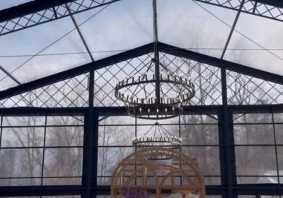 Black A Structure Tent
