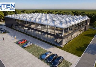 KENTEN Pyramid Structure | Modern Tent Solution for Automotive Events