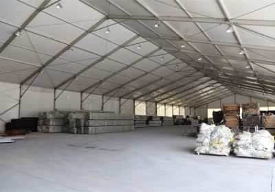 warehouse tent