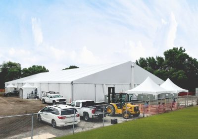 30x55m warehouse tent