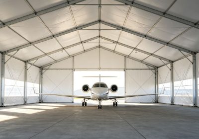 Aircraft Hangar Tent