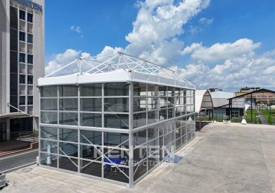 Double-Decker Pyramid Structure Tent