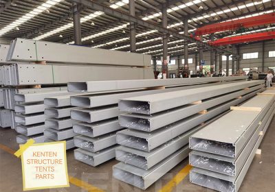Customized large tent using industrial aluminum profiles