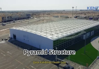 Pyramid Structure at Doha Exhibition Center