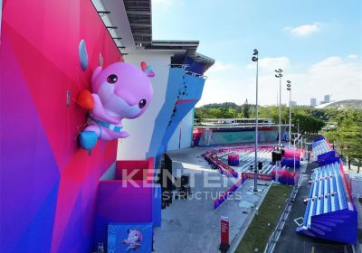 Temporary Aluminum Structures for the 15th National Games