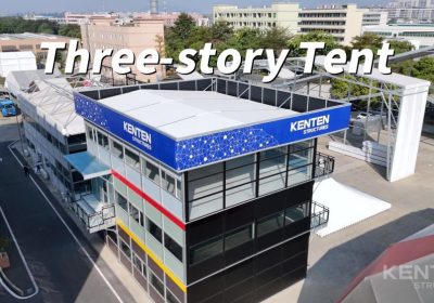 Three-story tents represent an innovative technology in the field of tent construction.