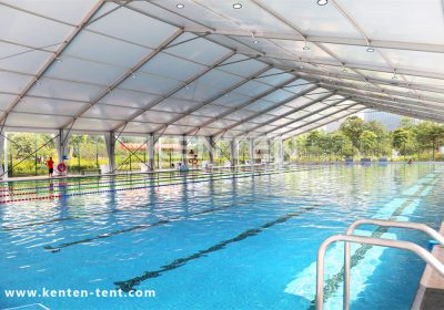 swimming pool tent